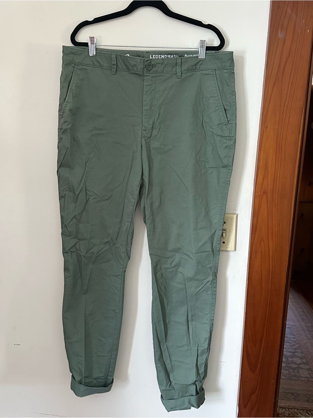Women’s Olive Green Chino Pants